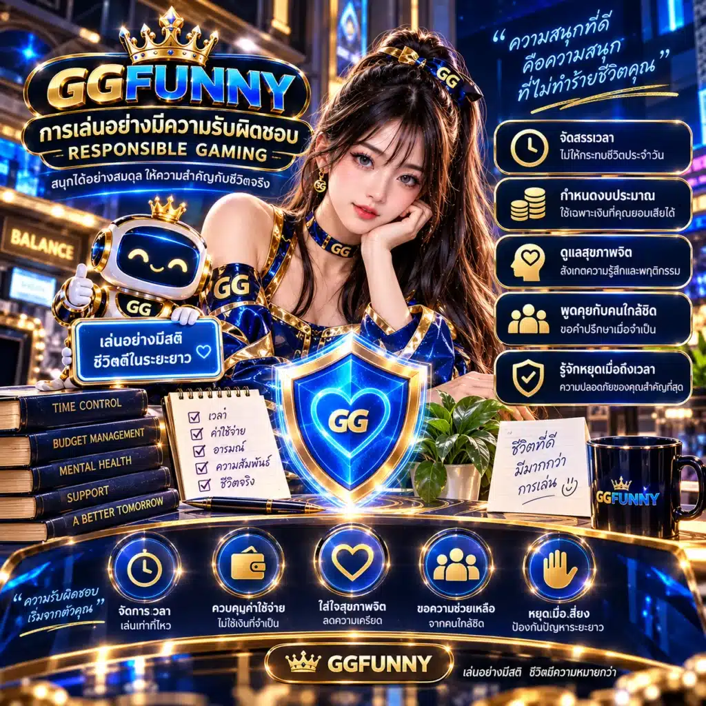ggfunny การเล่นพนันอย่างมีความรับผิดชอบ